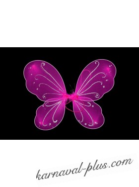 Крылья бабочки цвет ярко-розовый